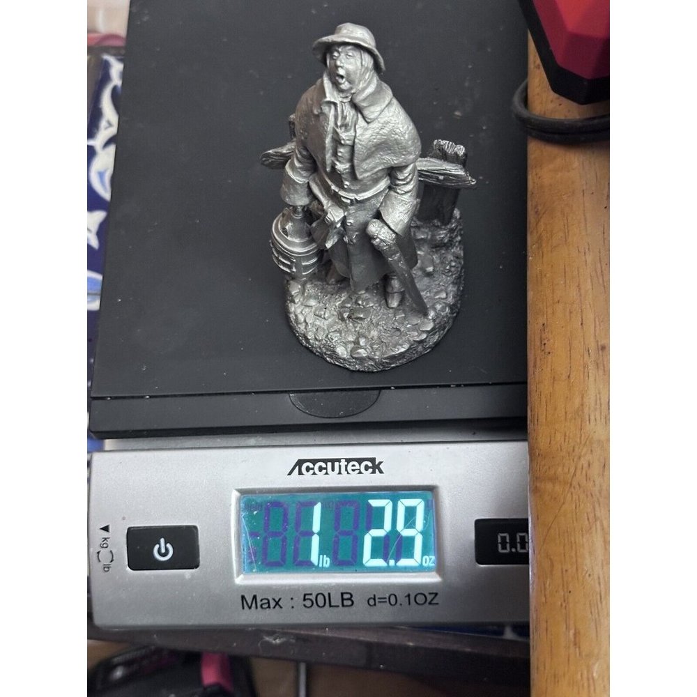THE WATCHMAN FIGURINE FINE PEWTER THE FRANKLIN MINT 1977 - Picture 7 of 7